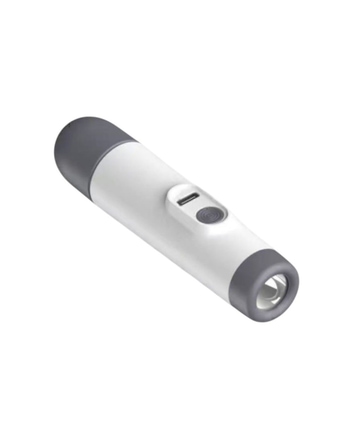 Fuzo RayLax Rechargeable Torch with Massager-500mAh- White